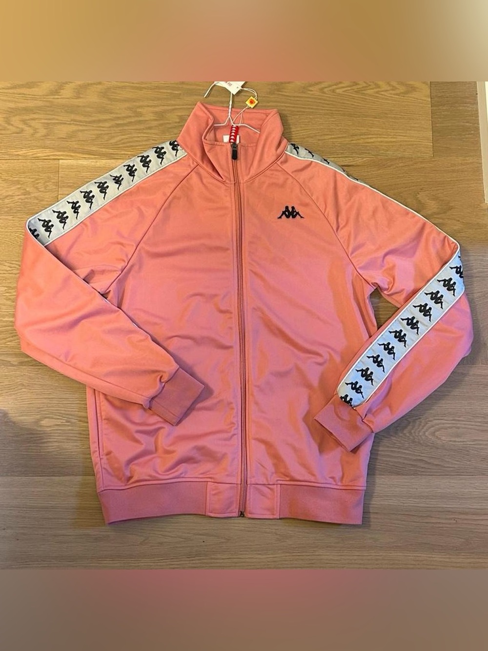 Kappa Pink Kids' Track Jacket with Logo Tape